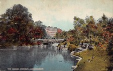 The Bridge Stephens Green Dublin Rep Ireland Postcard c1924
