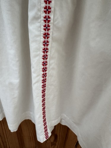 APC MADRAS Cotton Blouse embroidered Small Alexa Chung Tunic - Picture 4 of 12