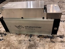 Whatsminer M30S++ ASIC Bitcoin Miner 110T SHA-256 P221B PSU 3300W