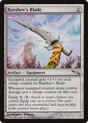 Banshee's Blade (144) Mirrodin MRD MTG Magic
