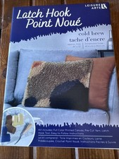 Leisure Arts Latch Hook Kit Cold Brew, 16" x 12  Beginners Rug Making Kit