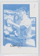 2016 Panini Donruss 1982 Design Test Proof Cyan 31/49 Sonny Gray #D82-5 y0i
