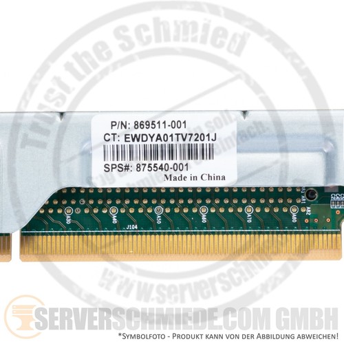 HP DL360 Gen10 Secondary Riser 1x Slot PCIe 16x PCIe 16x 864484-001 875540-001 i - Bild 3 von 3
