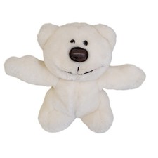 Russ Berrie Valentino Plush Small White Teddy Bear Vintage