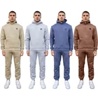 Mens Tracksuit Set with Hoodie and Jogger Sportswear Tracksuit for Men, S to 2XL