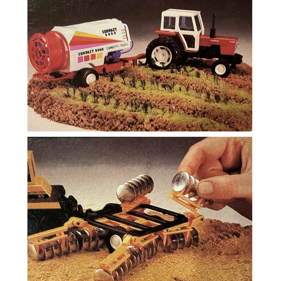 Joal Die Cast Agricultural Set Farm Tractor Implement Compact 402 Harrow Toy - Image 4 of 4