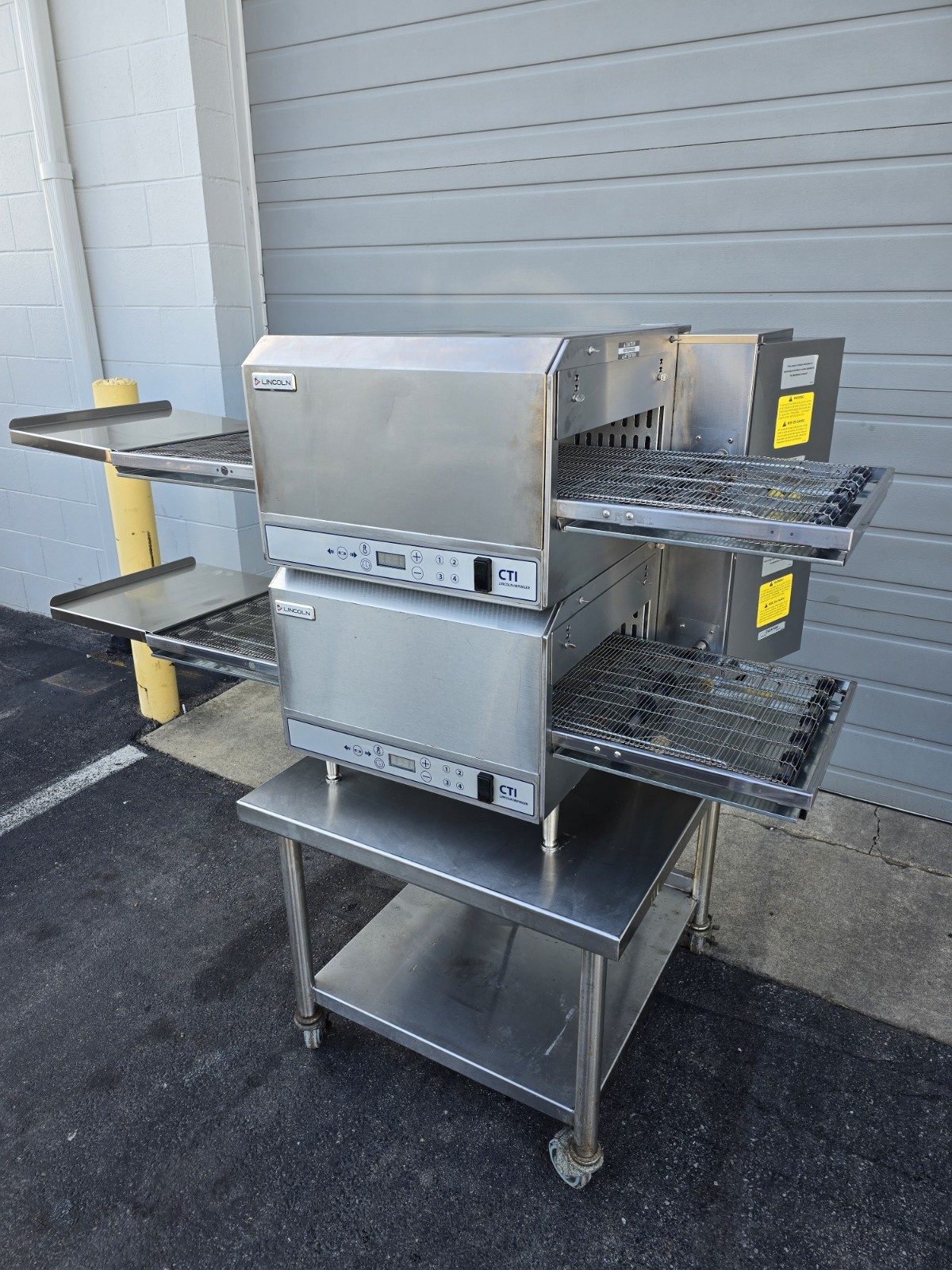 2021 Lincoln Impinger Double 2500 Single Phase Electric Ventless Conveyor Ovens