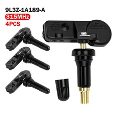 TPMS 315MHz Set of 4 For Ford Tire Pressure Sensor OEM DE8T-1A180-AA