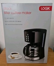 New Logik L14DCB19 Filter Coffee Maker With Digital Display 14 Cup - Auto Timer.