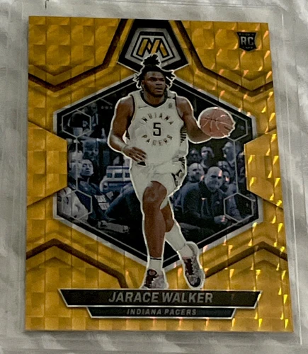 2023-24 Panini Mosaic Jarace Walker RC #210 Gold Prizm /10
