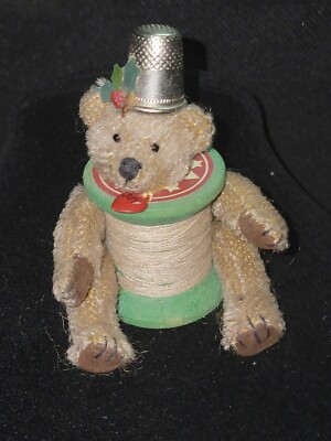 Thread Bear 2002 Hallmark Ornament No Box