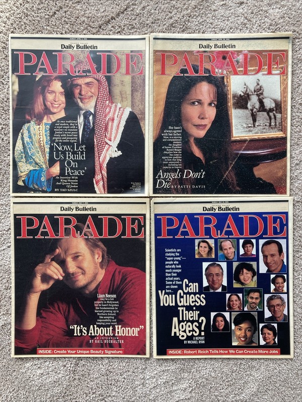Parade Magazine, 4 Issues from 1995