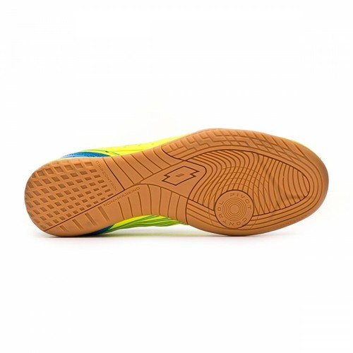 B - Chaussures Baskets Football Bleu Jaune Lotto Pointure 33 - Bild 5 von 5