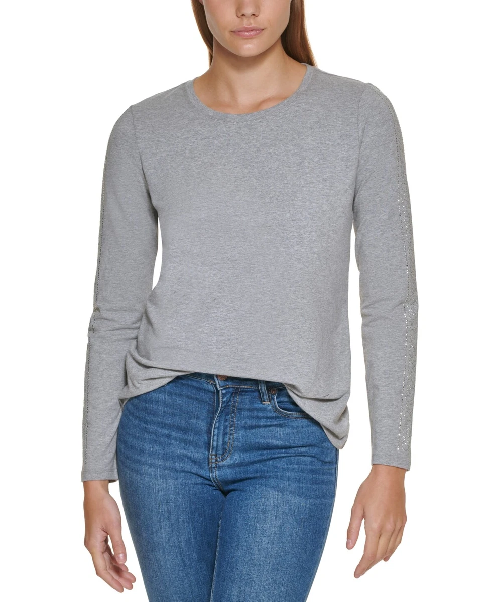 Calvin klein best sale long sleeve womens