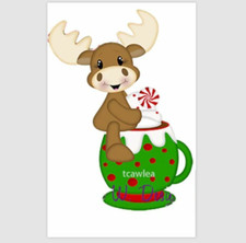 Reindeer, Christmas Pudding Mug Metal  Die Cutter (XD 53)
