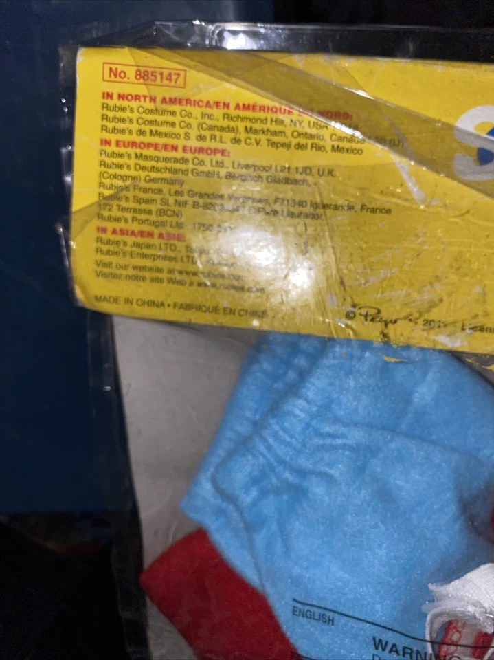 Rubíes 2011 Niño Pequeño Azul Pitufo Halloween Disfraz Mono SOLO 2/4 Foto 3 de 3