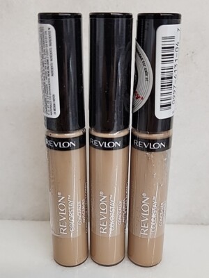 Set Of 3 Revlon Colorstay Full Coverage Concealer  04 Medium.