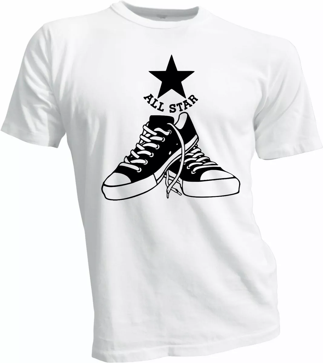 Converse T-Shirt Star All Shirt Men's Sleeve Short Mens