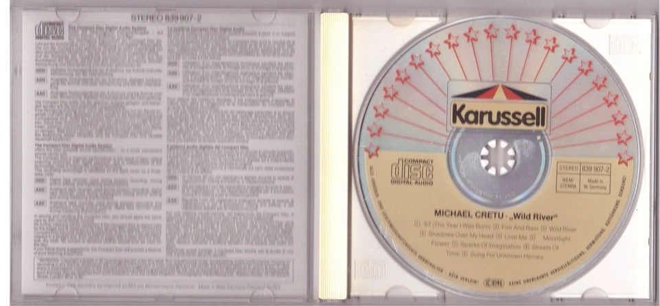 Michael Cretu - Wild River (CD 1979) Moon, Light & Flowers - Bild 3 von 3