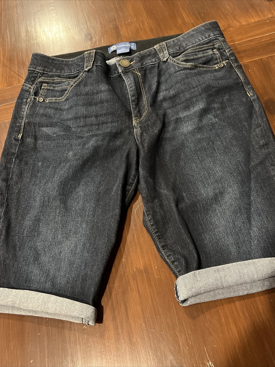 Democracy AB Technology Womens Blue Denim Jeans Size 16 Stretch Dark Wash