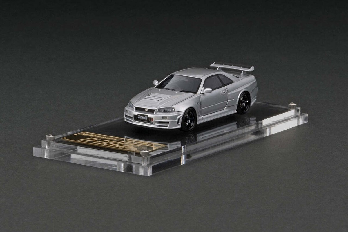ignition.model R34 GT-R シルバー 1/64 ignition model IG2936 1/64 Nismo R34 GT-R Z-tune Silver