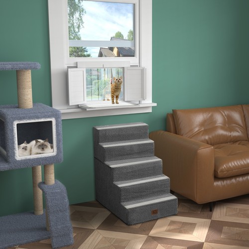 Deluxe Universal Cat Window Box, Waterproof Window Catio Perch Cat Bed - 第 8/10 張圖片