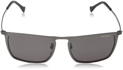 Police Unisex Sunglasses SPL155 H68P Satin Gunmetal w/Grey