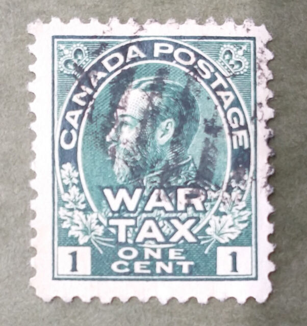 Canada 1 c stamp 1915 #MR1 King George V 