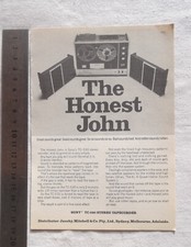 Sony TC-350 Taperecorder Original Advertisement From a Magazine Tape Recorder