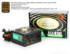 DELTA NX450 power supply mute Japanese capacitor temperature control mute