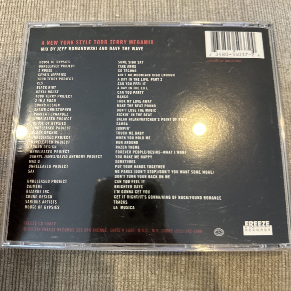 Various - FREEZE CLUB MIXER VOL 1 Dance CD - RARE OOP HTF