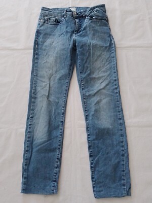 Damen Jeans Saint Tropez Größe 27 Skinny Fit helle Waschung blau 22364