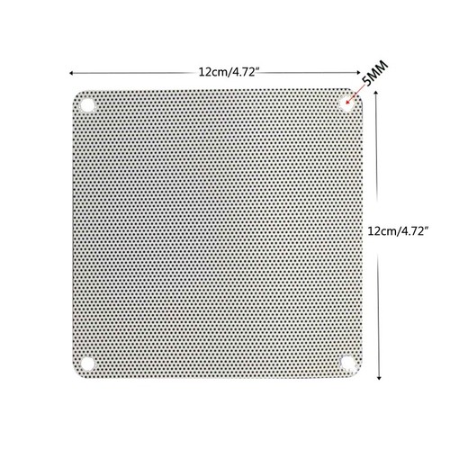 5Pcs PVC PC Fan Dust Filter Dustproof for Case Computer Mesh Cooling Dustproof C - Afbeelding 5 van 10