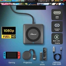 Ottocast Car TV Mate Pro HDMI Input Multimedia Player & Wireless CarPlay Adapter