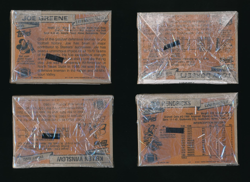 (7) Lote de paquete de violonchelo 1981 Topps Fútbol 6 Salón de la fama ¡Garantizado! - Imagen 7 de 7