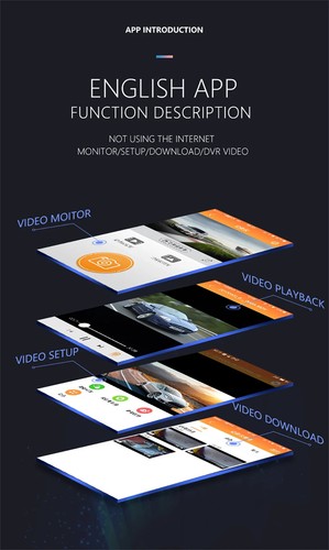 Dash Cam Front and Rear Camera CAR Dvr Dashcam Video Recorder Auto Night Vision - Bild 22 von 26