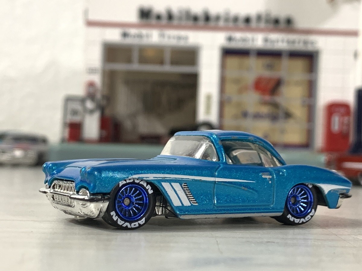 Hot Wheels Custom 62 Corvette Real Riders Loose 1/64 Plus 62