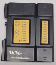 MINI PRO CABLE TESTER with RJ45 and RJ11 ports
