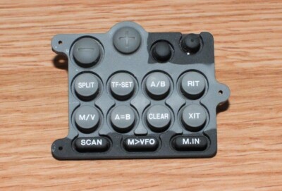 KENWOOD TS-570S/570D(G) PARTS: FRONT PANEL RUBBER FUNCTION