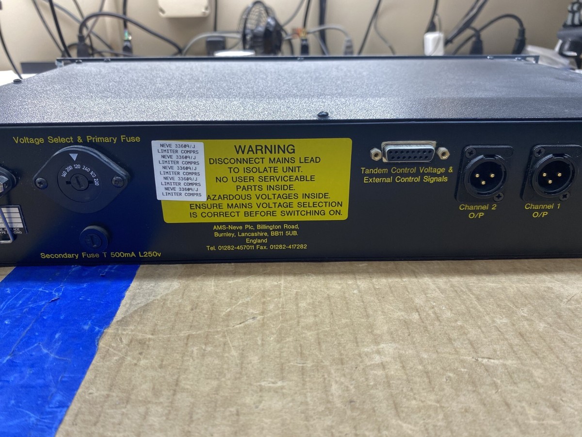 Neve 33609/J リミッター/コンプレッサー　ビンテージ Neve 33609 J/D Stereo Compressor - Vintage King