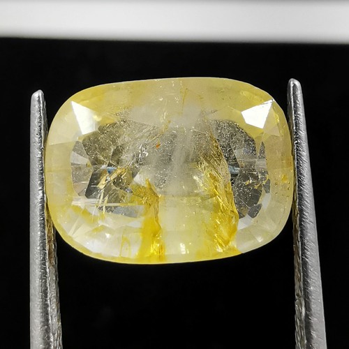 7.85 Ct Certified Natural Yellow Sapphires Ceylon Sri Lanka Loose Gemstones - Picture 1 of 5