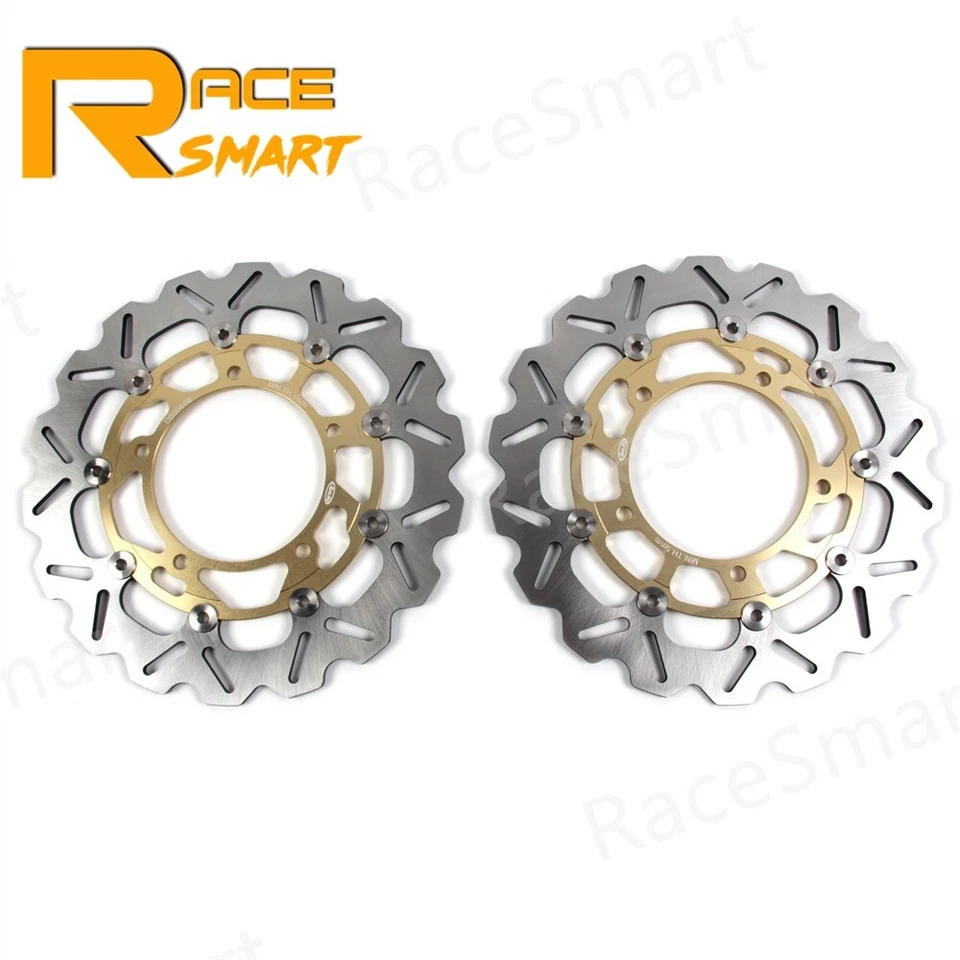 Rotores de freno delanteros traseros pastillas de disco para Suzuki B-King GSX 1300 BK 2008 2009 2010 Foto 4 de 4