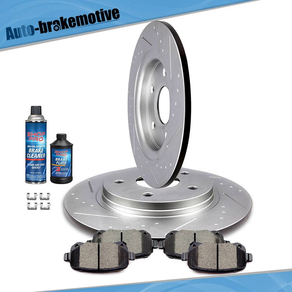 ЗАДНИЕ РОТОРЫ МЕТАЛЛИЧЕСКИЕ КОЛОДКИ ДЛЯ 2008 - 2013 TOWN & COUNTRY GRAND CARAVAN JOURNEY - Изображение 2 из 4