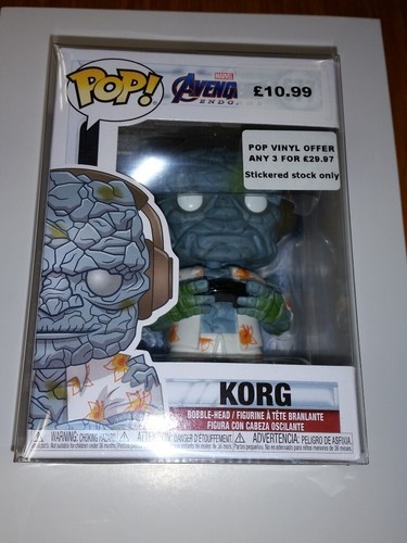 POP! MARVEL AVENGERS #577 KORG VINYLFIGUR (BOX 6)