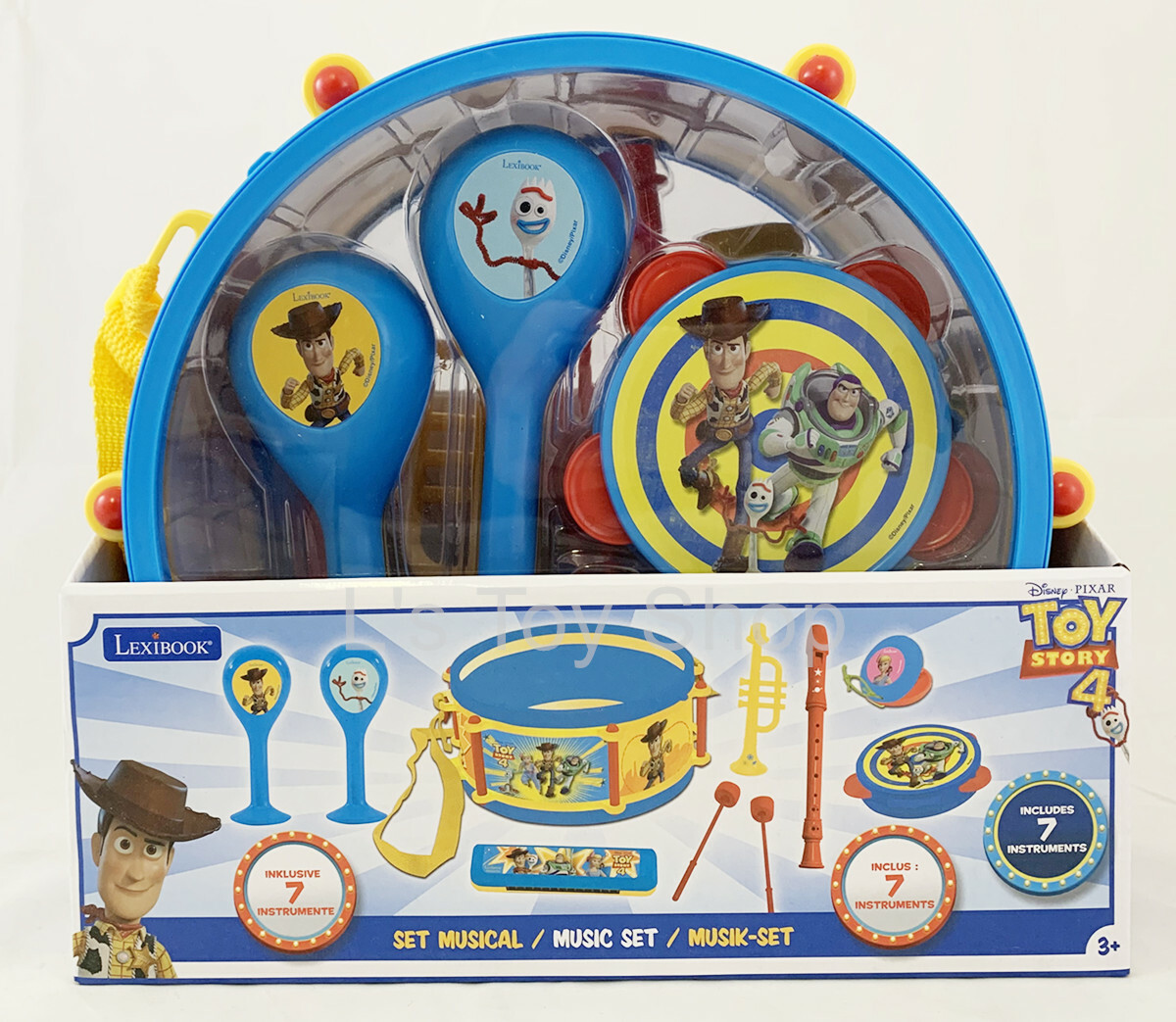 Disney Pixar Toy Story Music Set 10pcs Party Band Drum & Instruments