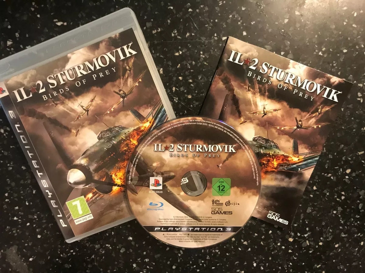 PLAYSTATION 3 PS3 IL 2 STURMOVIK BIRDS OF PREY BOX INSTRUCTION