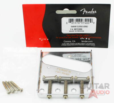 Fender Road Worn Aged Tele Bridge Assembly for sale online
