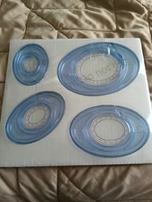 NEW Creative Memories Custom Cutting System 4 Oval Patterns & Sizing Template