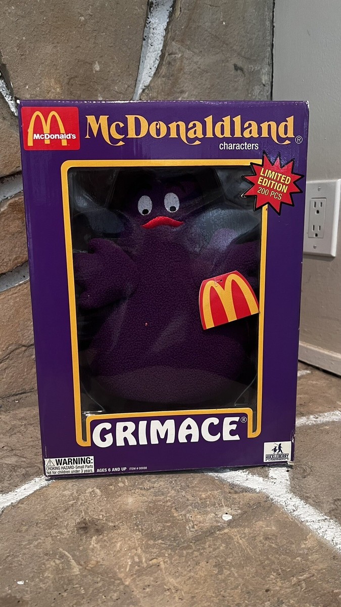 Grimace McDonalds Huckleberry Toys Mcdonaldland Plush 2007 SDCC