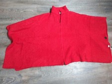 Wind River Womens Boucle Poncho Cape Full Zip Front